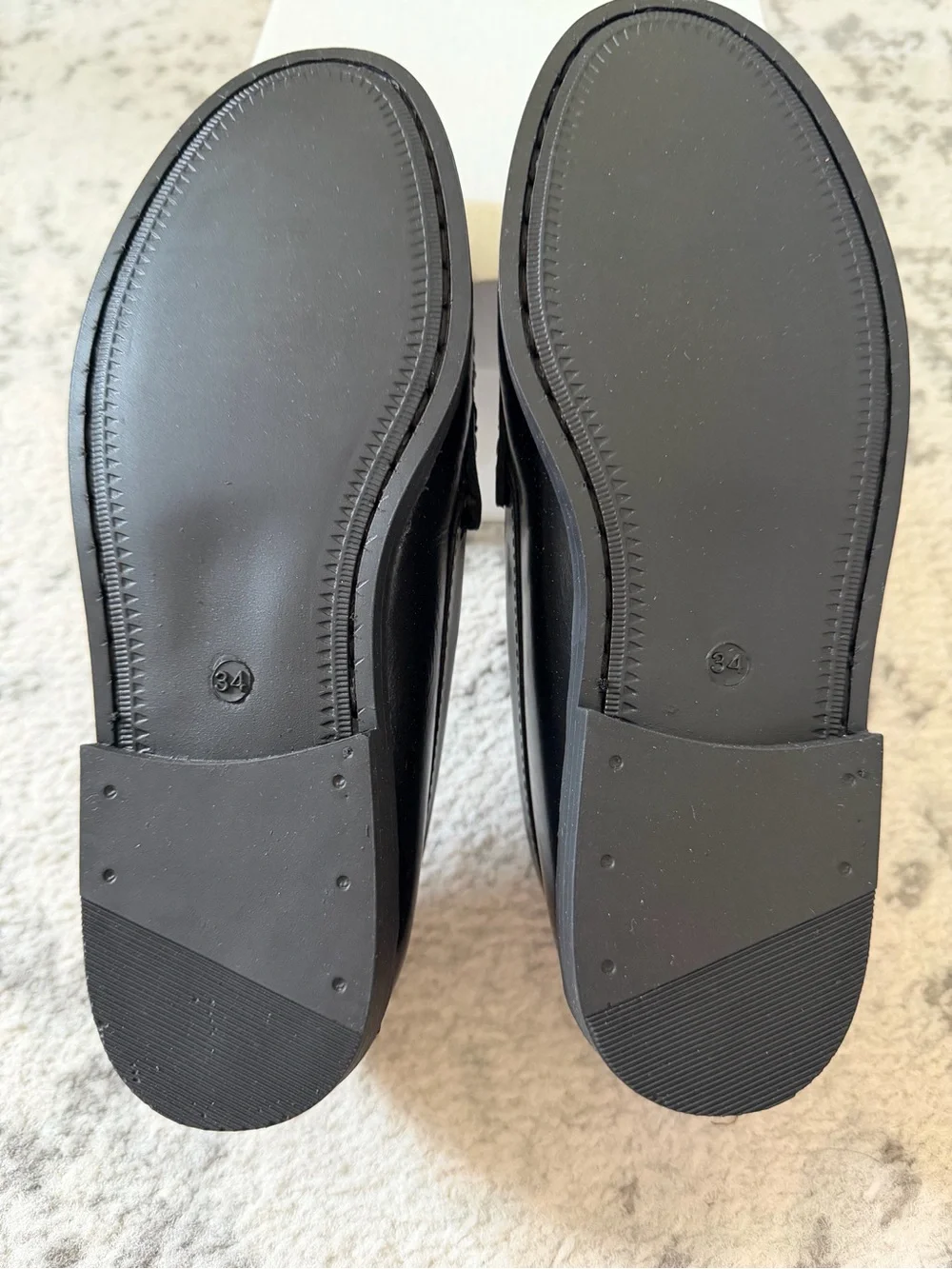 Classic Black Kids Penny Loafers by